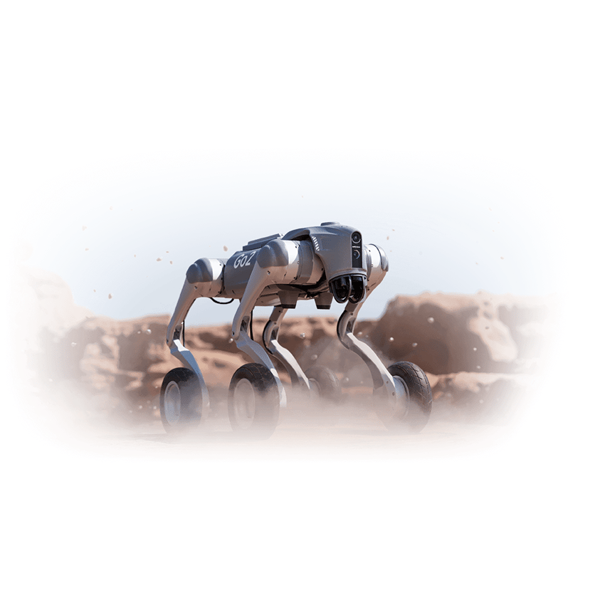 Unitree Go2-W - Unchained Robotics