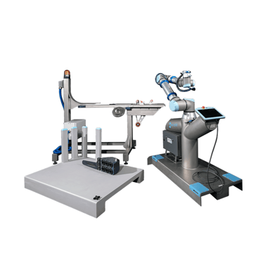 Oviso Robotics OVI Case Erector System with UR10e Robot